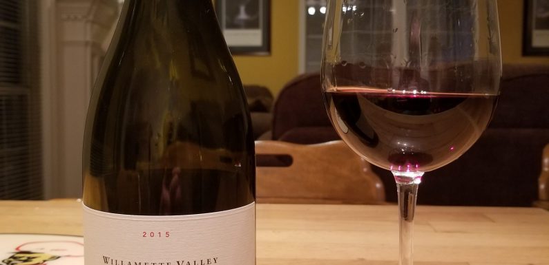Willamette Valley Vineyards 2015 Estate Pinot Noir<span class='yasr-stars-title-average'><div class='yasr-stars-title yasr-rater-stars'
                           id='yasr-overall-rating-rater-58759c86e2190'
                           data-rating='3.9'
                           data-rater-starsize='16'>
                       </div></span>
